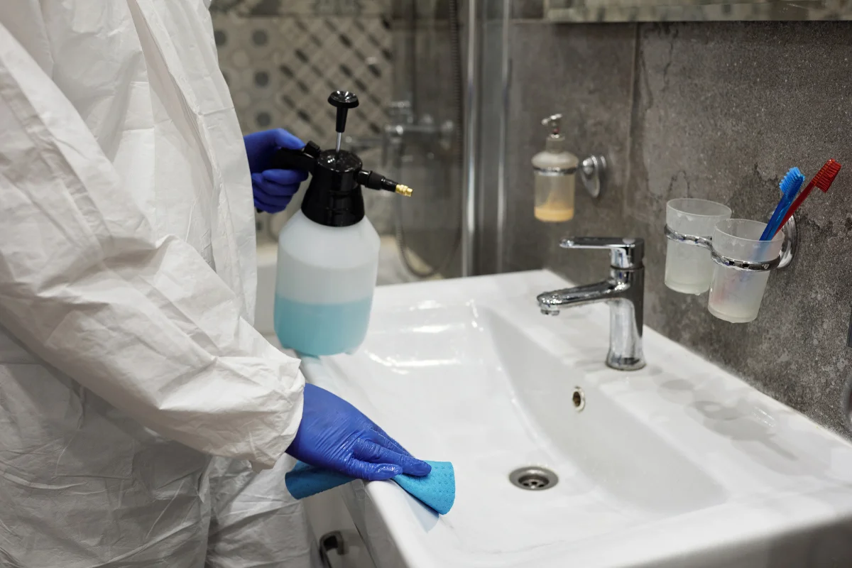 Restroom Cleaning & Sanitization